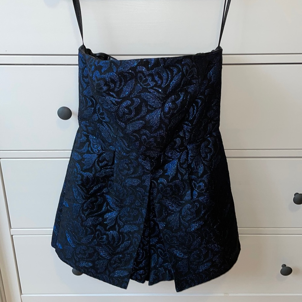 Glam strapless romper